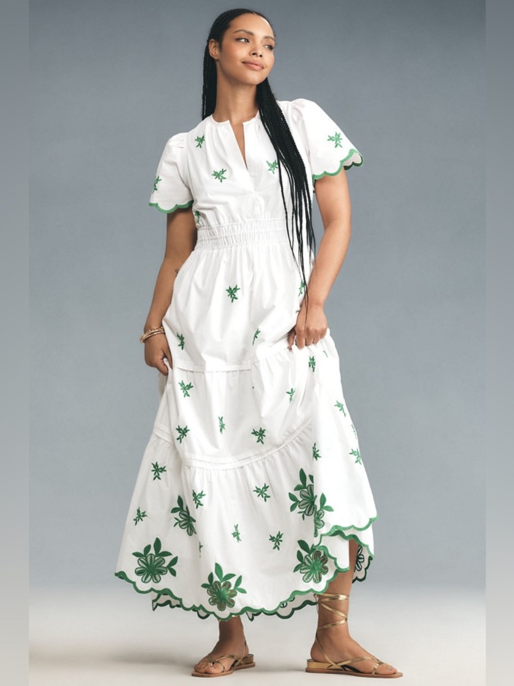 Anthropologie Somerset Maxi Dress Eyelet Edition - Picture 1 of 6